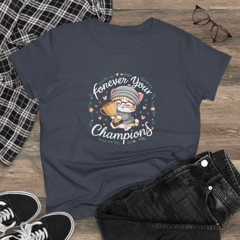 Forever Your Champion Women Graphic Tshirts 7