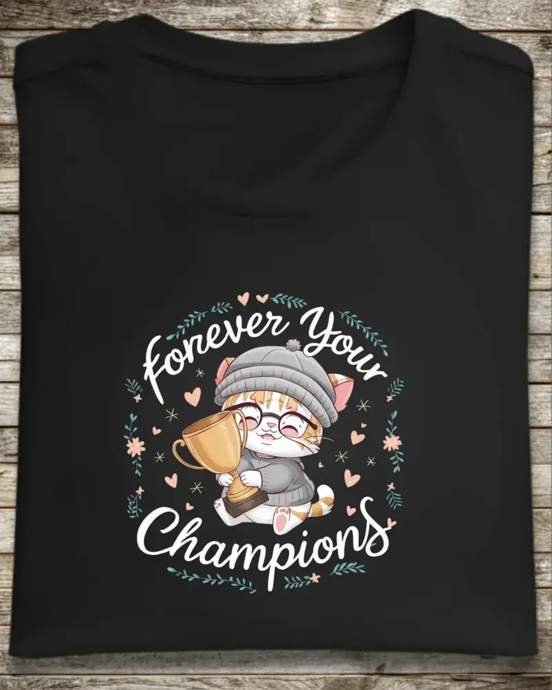 Forevers Your Champions  Grandma Cotton T-Shirt 1