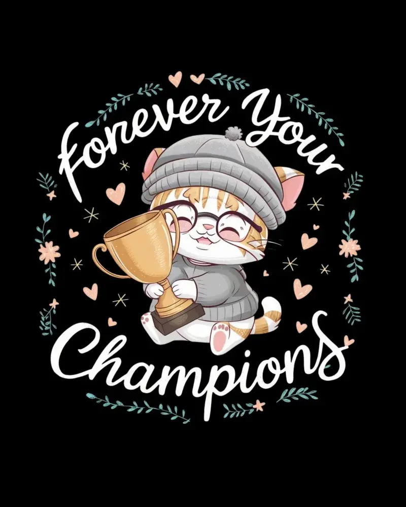 Forevers Your Champions Grandma Cotton T-Shirt 2