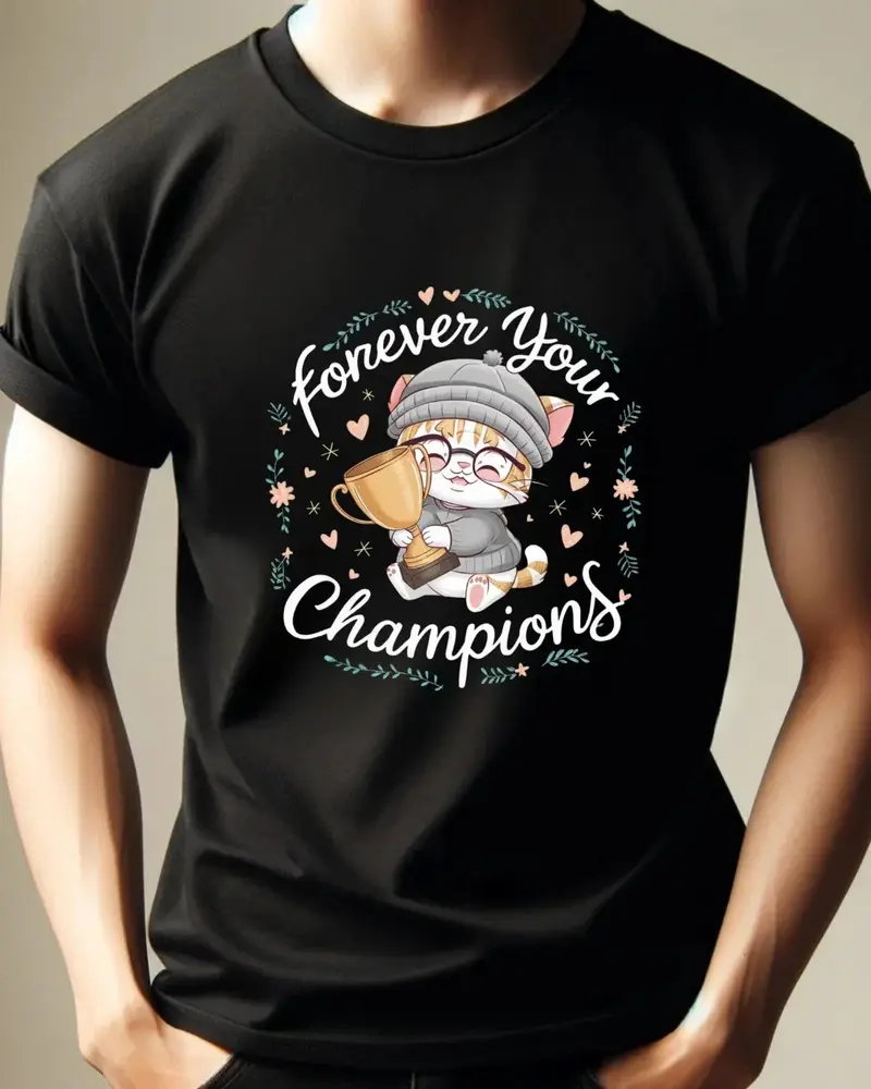 Forevers Your Champions Grandma Cotton T-Shirt 4