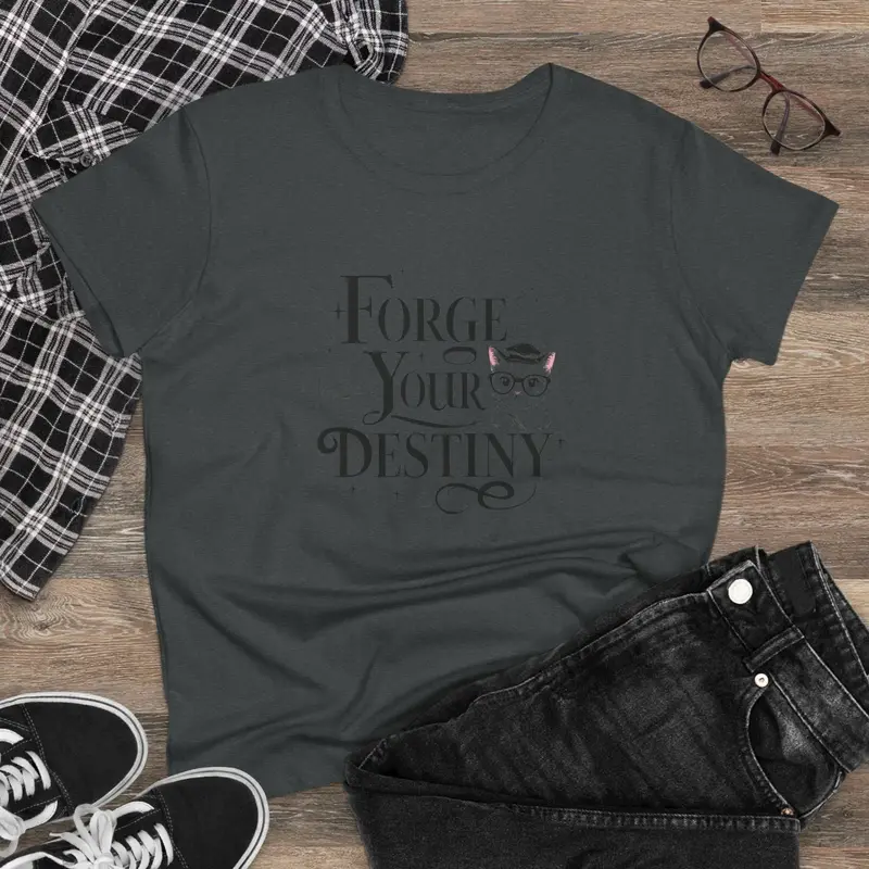 Forge Your Destiny Book Lovers Cotton Women T-Shirt 6