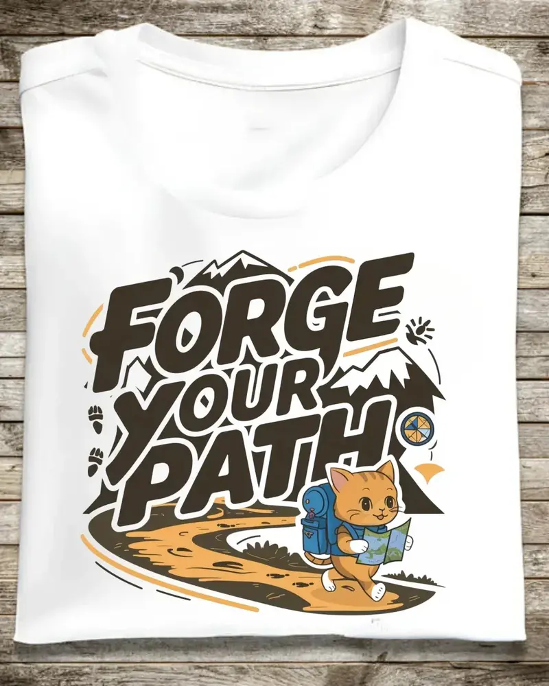 Forge Your Path  Unisex Softstyle Travel Lover Cotton T-Shirts 1