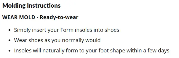 Form Insoles - Maximum Support - Thick Cushion 6
