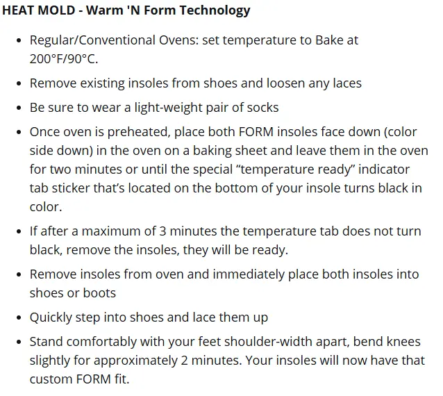 Form Insoles - Maximum Support - Thick Cushion 7