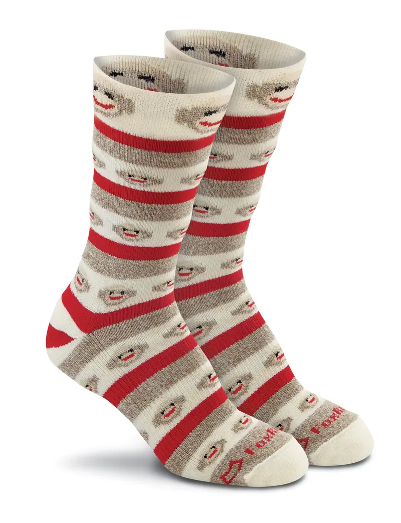 Fox River® Women's Monkey Stripe Lightweight Crew Sock 1