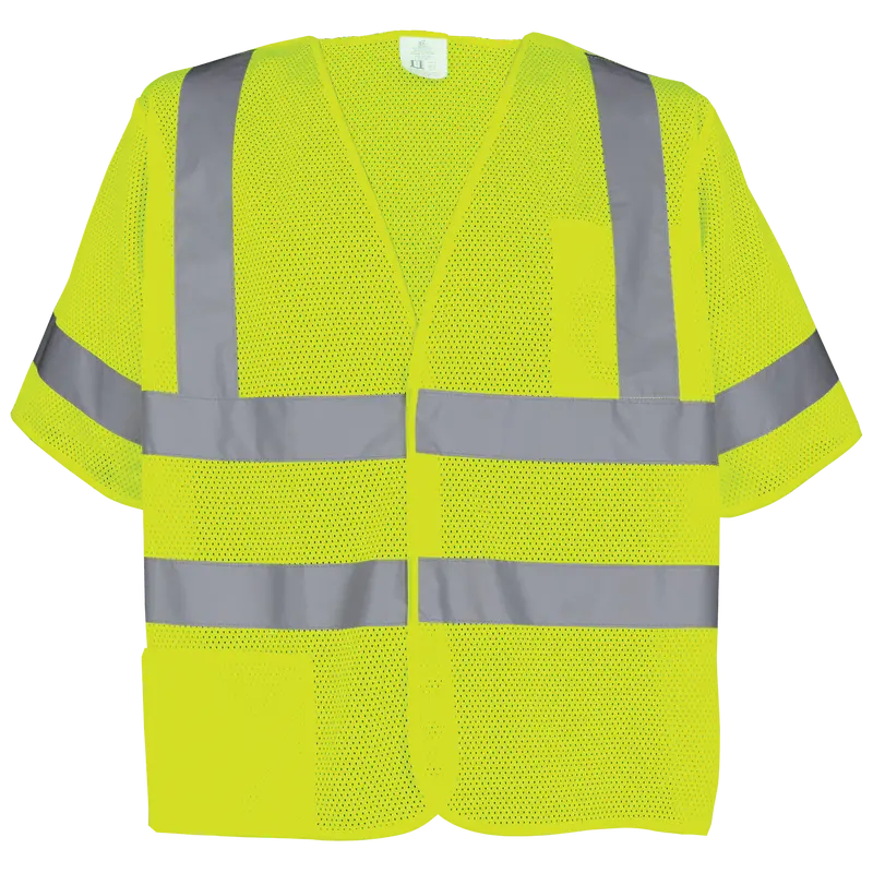 Frogwear® Hv Lightweight Mesh Polyester Breakaway Safety Vest - Glo-011Ba 1
