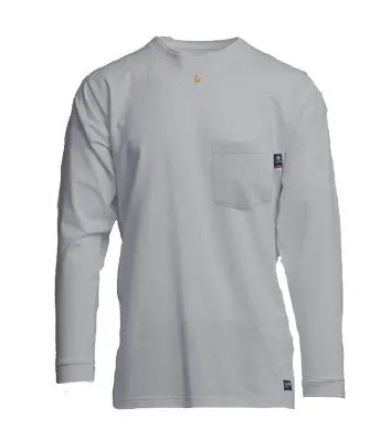 Frt-Ushlsp6gy-Grey Fr Pocket Work Shirt 1