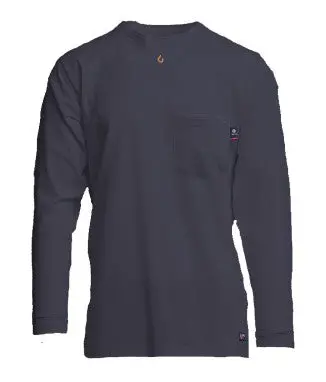 Frt-Ushlsp6ny-Navy Fr Pocket Work Shirt 1