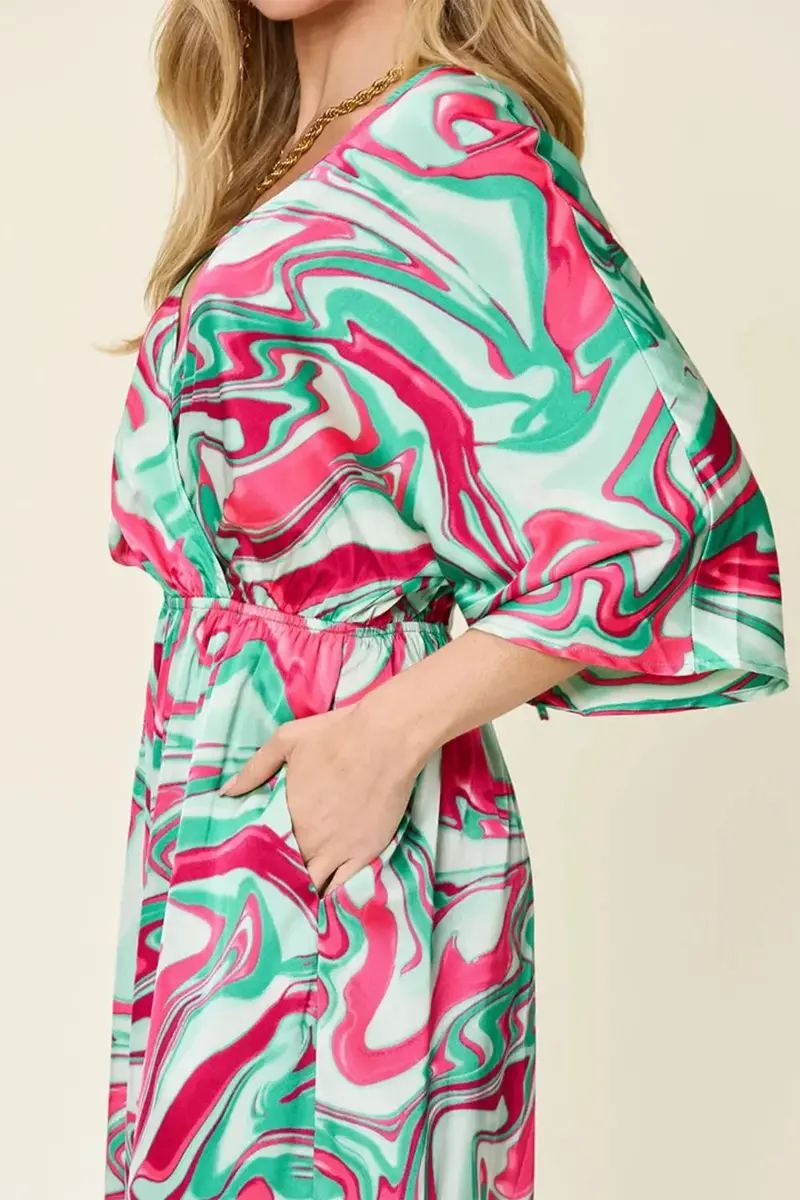 Full Size Half Sleeve Wide Leg Jumpsuit 4