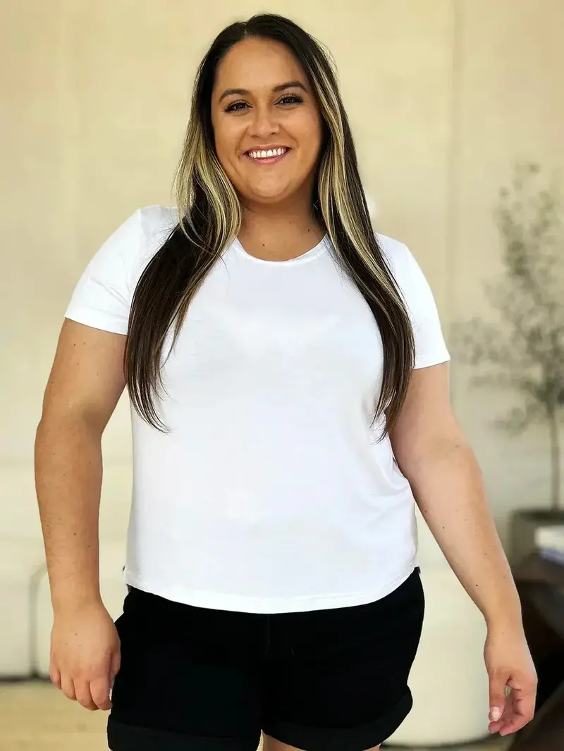 Full Size Round Neck Short Sleeve T-Shirt 15