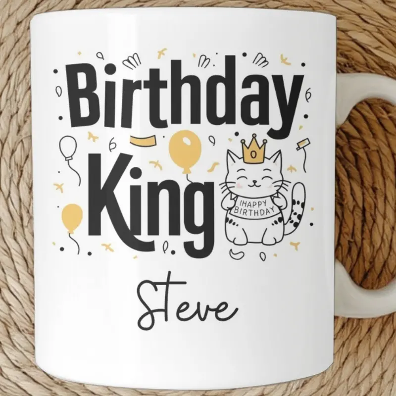 Funny Mug, Son Gift, Personalised Name Cat Mug, Son Birthday Gift, Graduation Gift For Son, Son Christmas Gift From Mom Dad 1