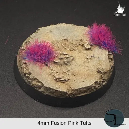Fusion Pink- 4Mm Self-Adhesive Grass Tufts 2