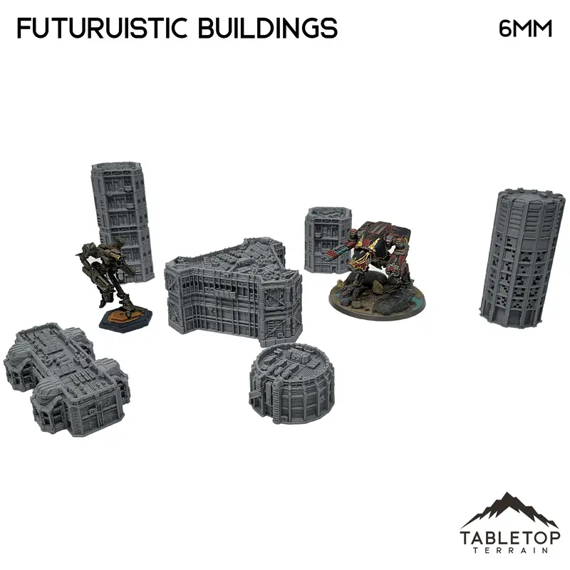 Futuristic Buildings - 6Mm Terrain 1