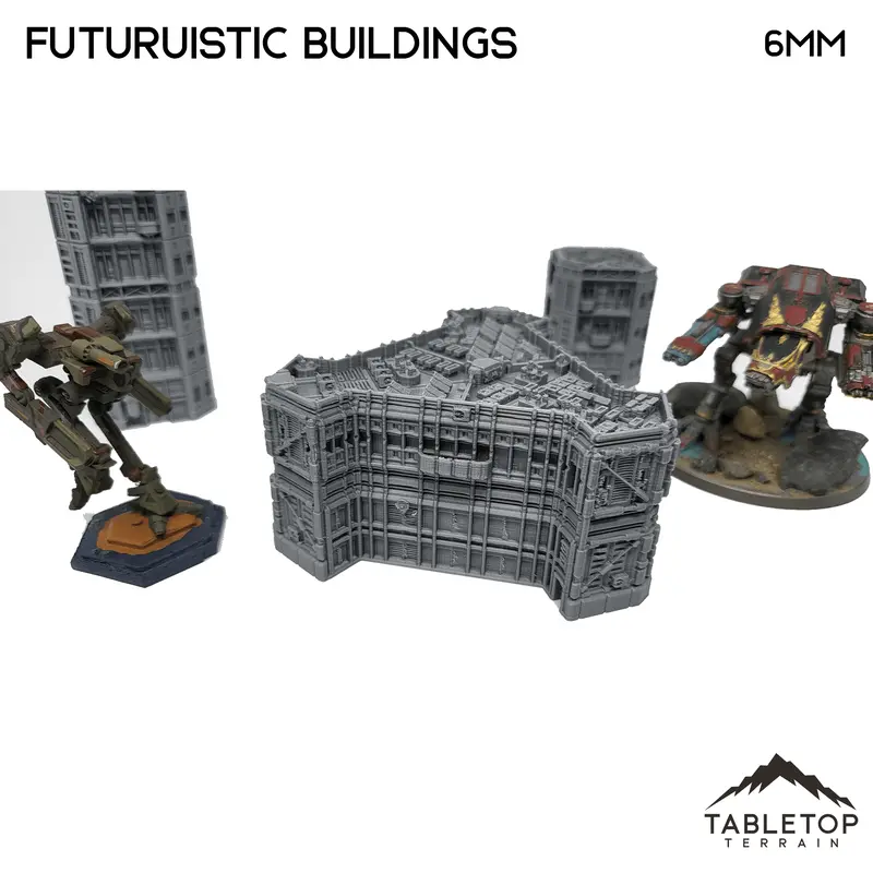 Futuristic Buildings - 6Mm Terrain 2