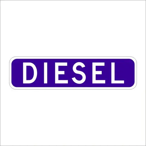 G66-12A (Ca) Diesel Sign 1