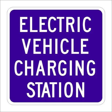 G66-21 (Ca) Electric Vehicle Charging Station Sign 1