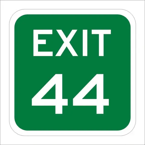 G70-4 (Ca) Exit Sign 1