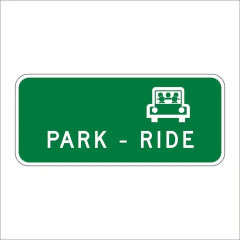 G95a (Ca) Park-Ride (Vehicle Symbol) Sign 1