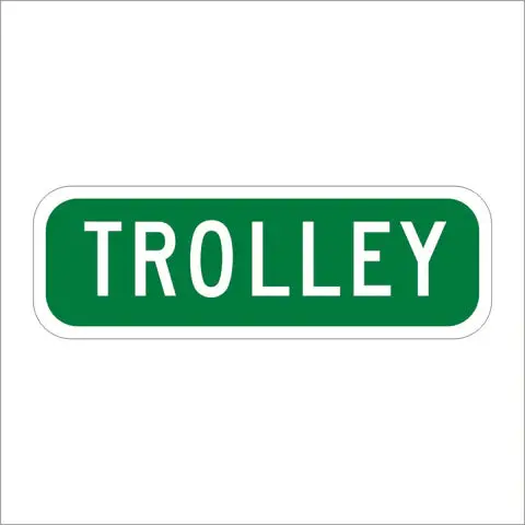 G96a (Ca) Trolley Sign 1