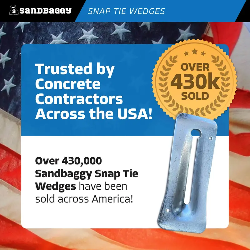 Galvanized Steel Snap Tie Wedges For Concrete (2 ⅜" X 6 ⅛") 7