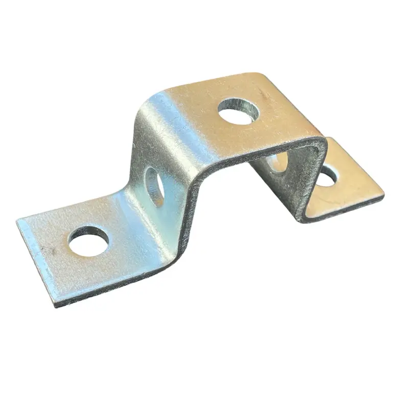 Galvanized U Shaped Strut Connector Bracket - 5 Hole 1