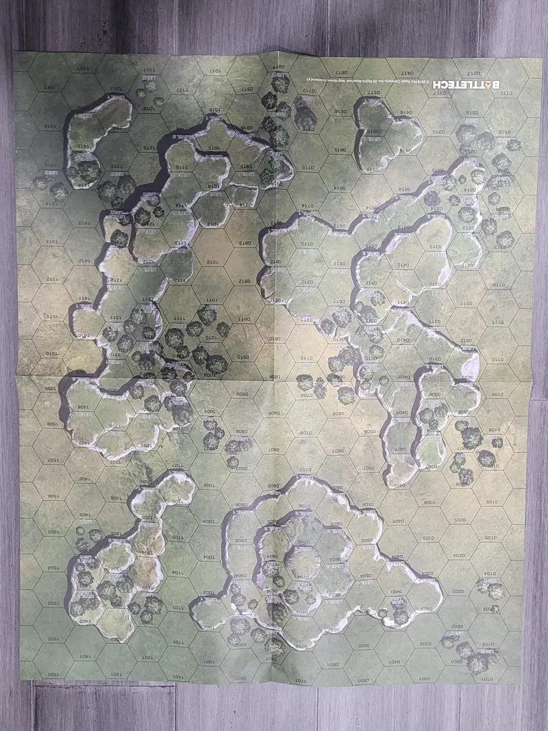 Game Of Armored Combat Box Set Map- Grasslands #3/Deserts #3 1
