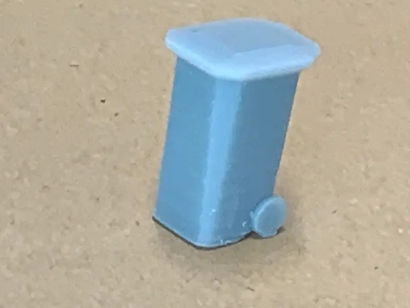 Garbage Cans Square Wheeled 1