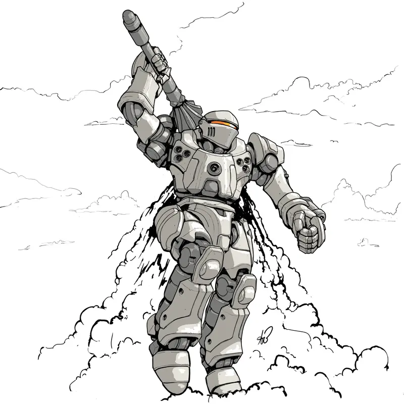 Gareth (Jumping)- Fortress Signature Heavy Mech 1