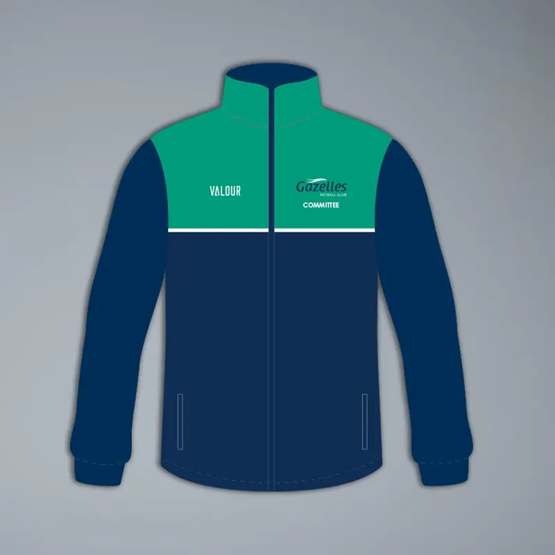 Gazelles Netball Club Zip Jacket 3