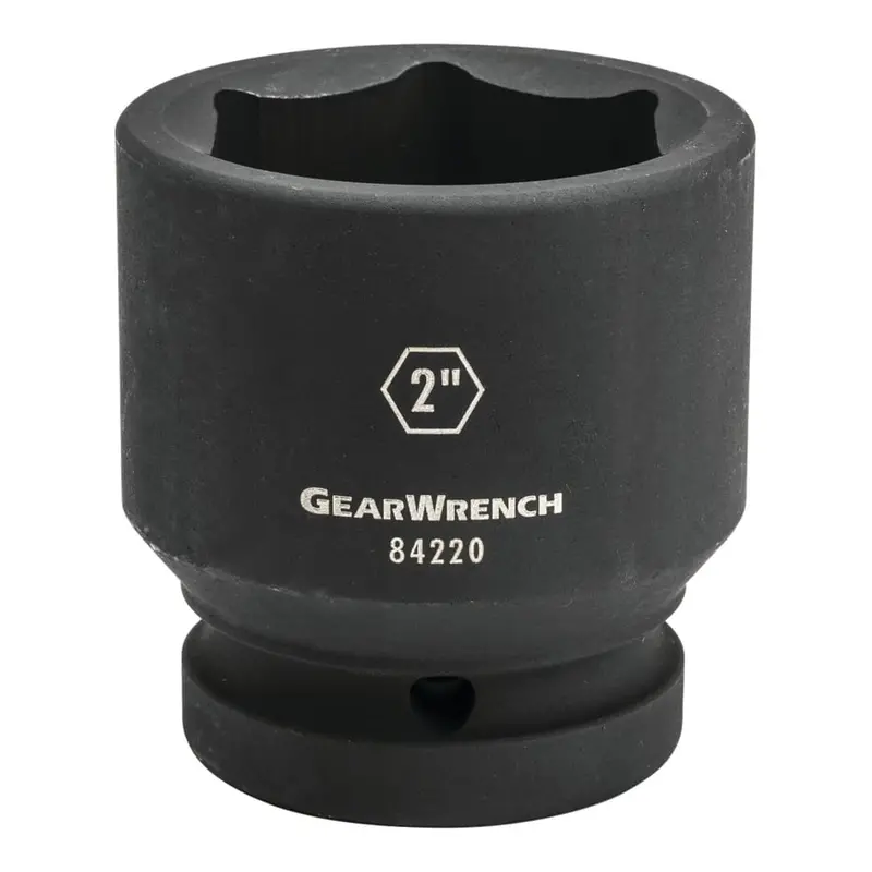 Gearwrench  Impact Socket, 1 In Drive Size, 2-7/16 In Opening Size, 6-Point, Standard Length 1