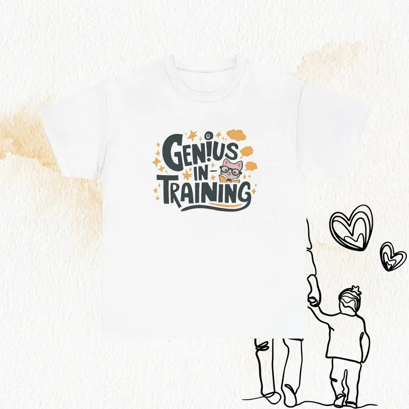 Genius In Training Cotton T-Shirt 5