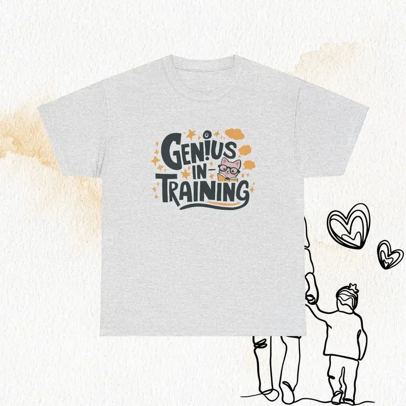 Genius In Training Cotton T-Shirt 7