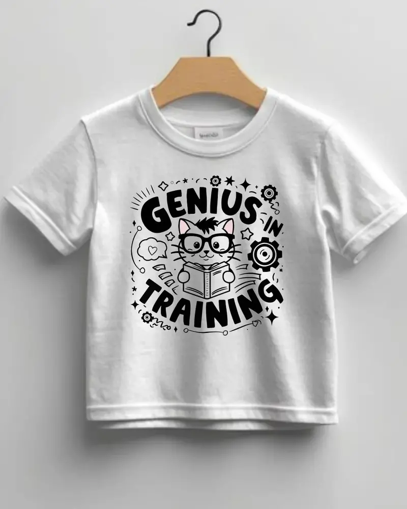 Genius In Training Infant  Cotton T-Shirt 1