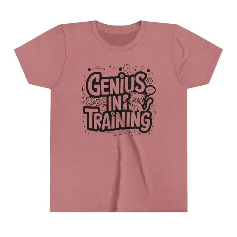 Genius In Training Youth Heavy Cotton T-Shirt 10