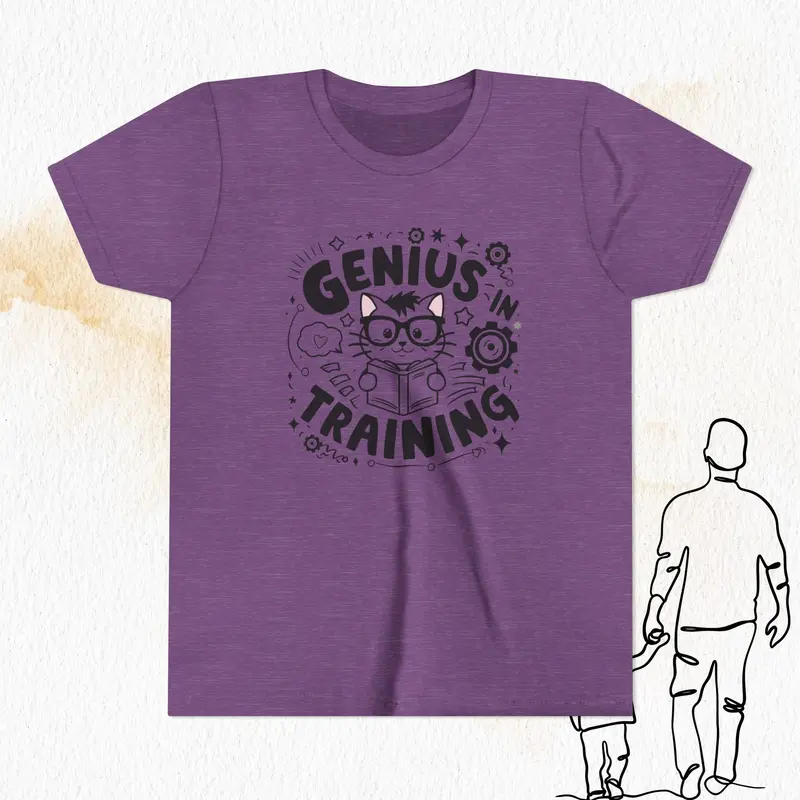 Genius In Training Youth Heavy Cotton T-Shirt 10