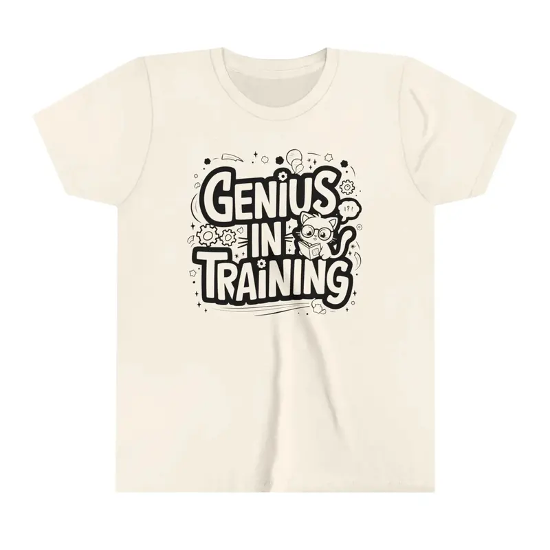 Genius In Training Youth Heavy Cotton T-Shirt 12