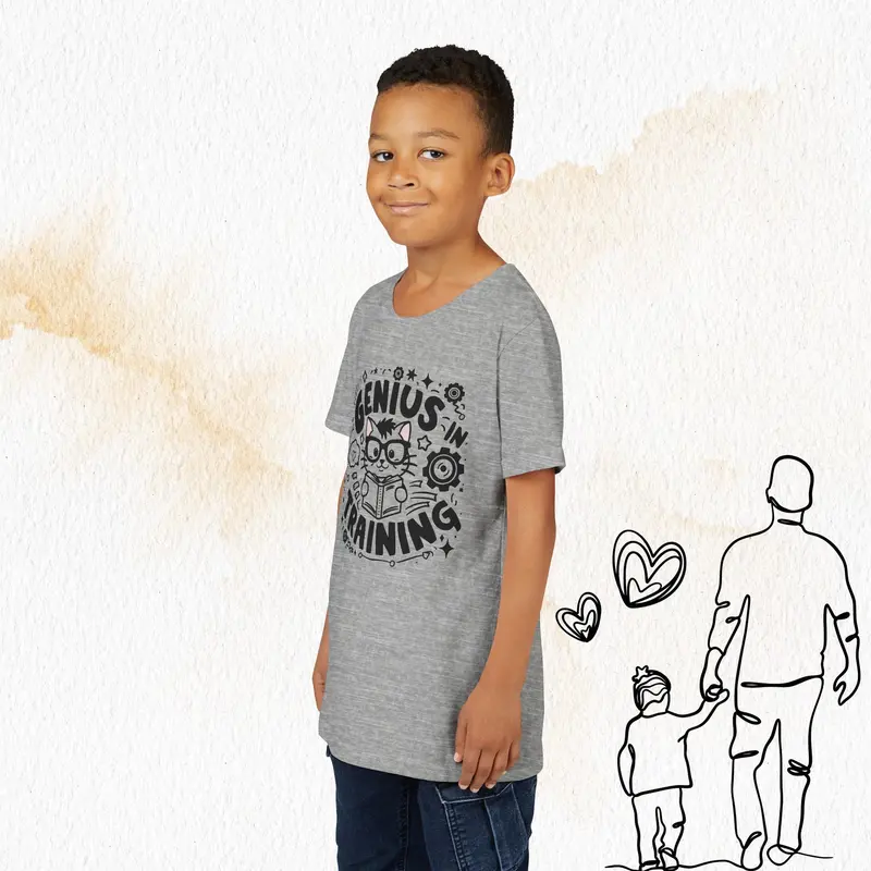 Genius In Training Youth Heavy Cotton T-Shirt 16