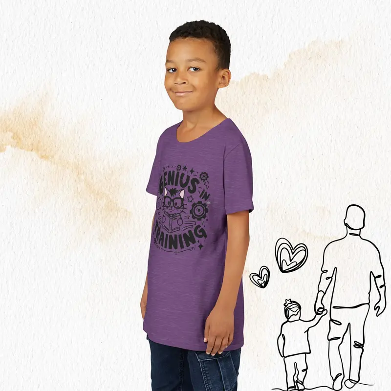 Genius In Training Youth Heavy Cotton T-Shirt 24