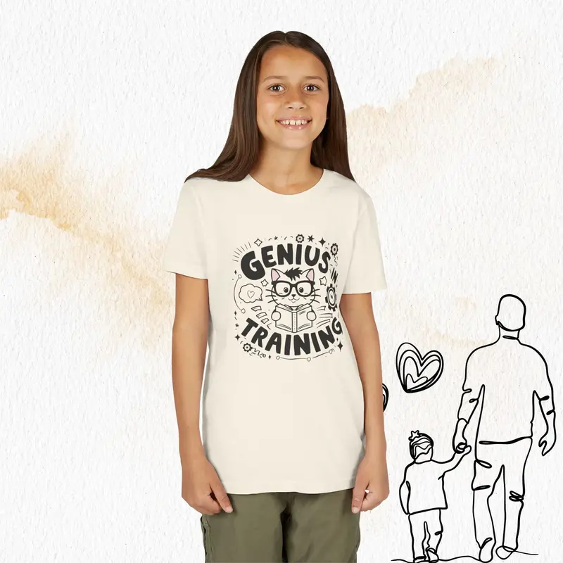 Genius In Training Youth Heavy Cotton T-Shirt 25