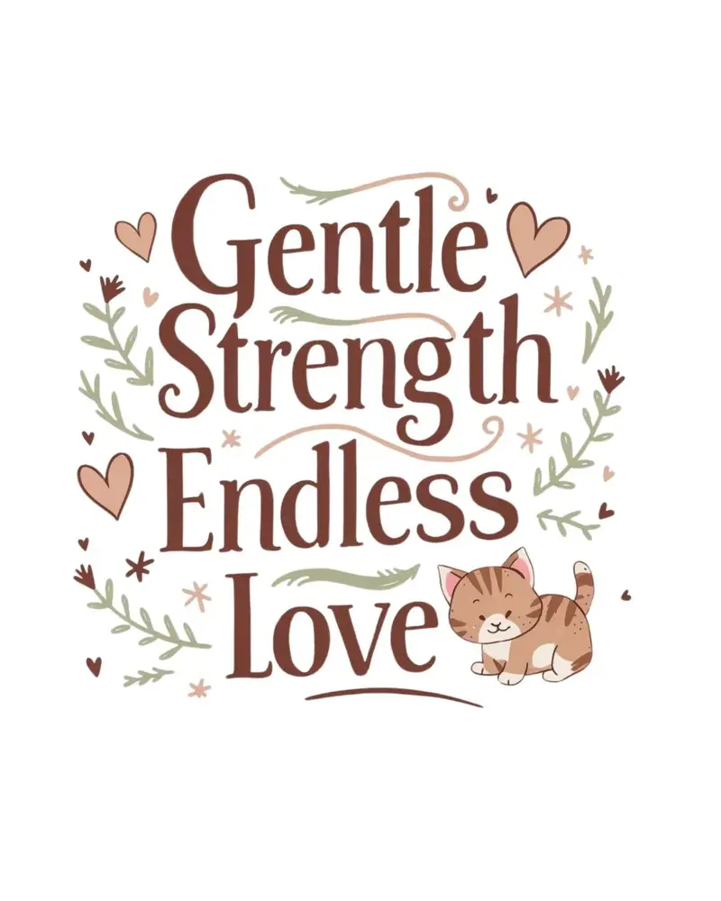 Gentle Strength Endless Love Grandma Cotton Tshirt 2