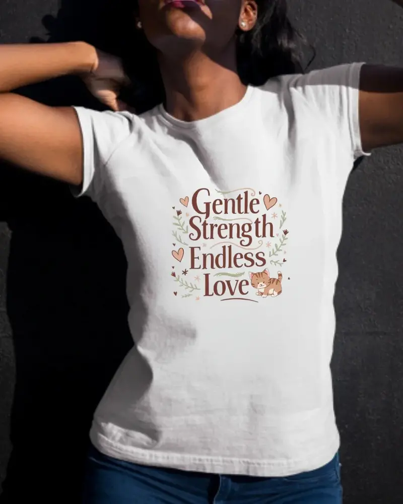 Gentle Strength Endless Love Grandma Cotton Tshirt 3