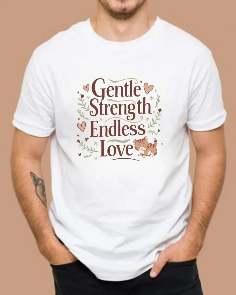 Gentle Strength Endless Love Grandma Cotton Tshirt 4