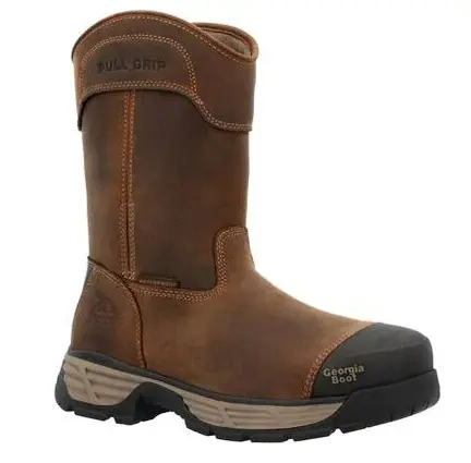 Georgia Boot Durablend Edge 10" Waterproof Alloy Toe Pull On Work Boot #Gb00664 1