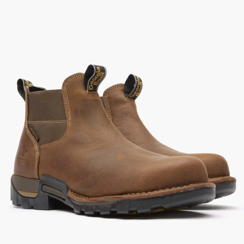 Georgia Boot Eagle One Steel Toe Waterproof Chelsea Work Boot #Gb00337 3