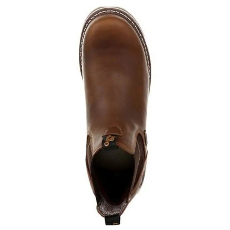 Georgia Boot Men's 5" Waterproof Eh Wedge Sole Soft Toe Chelsea Boot 2