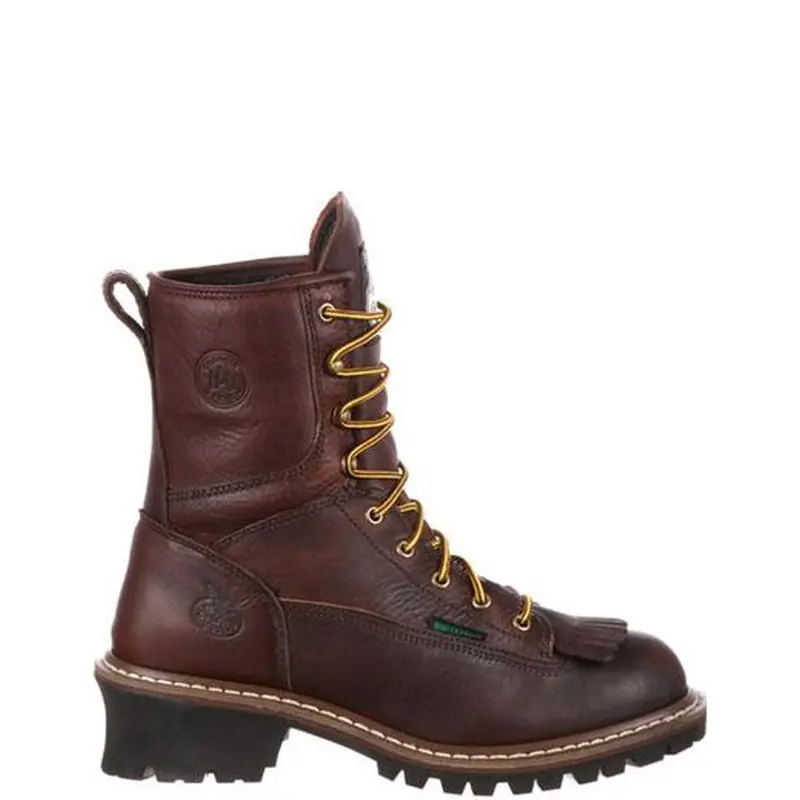 Georgia Boot Men's 8" Waterproof Eh Steel Toe Logger Boot 1