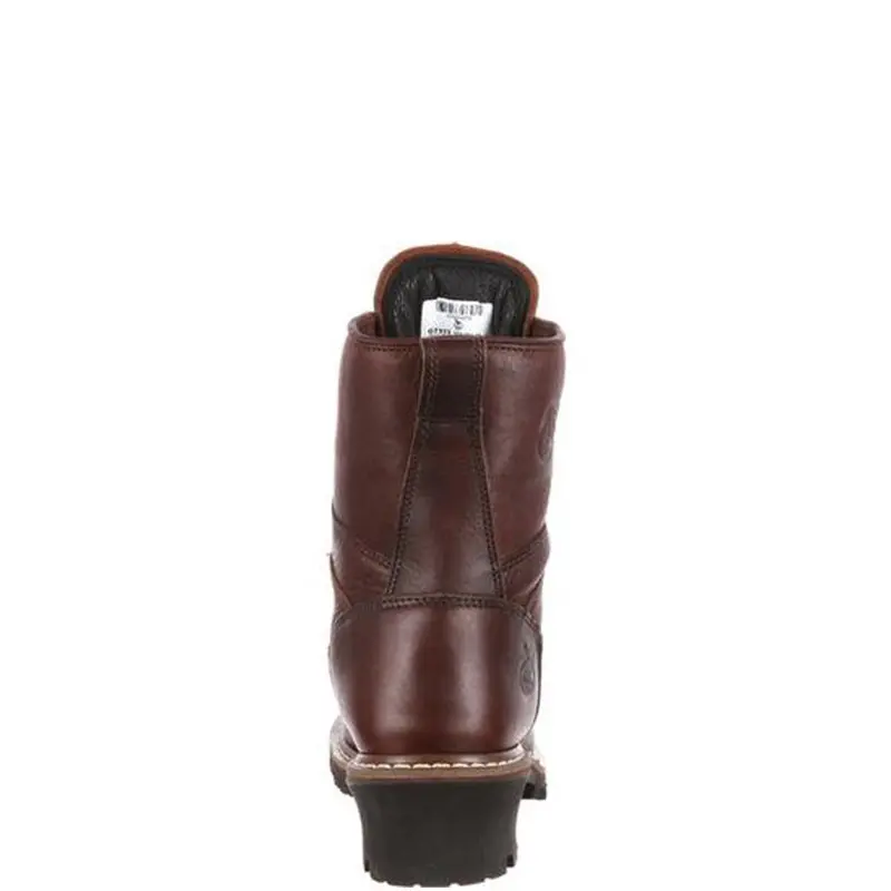 Georgia Boot Men's 8" Waterproof Eh Steel Toe Logger Boot 3