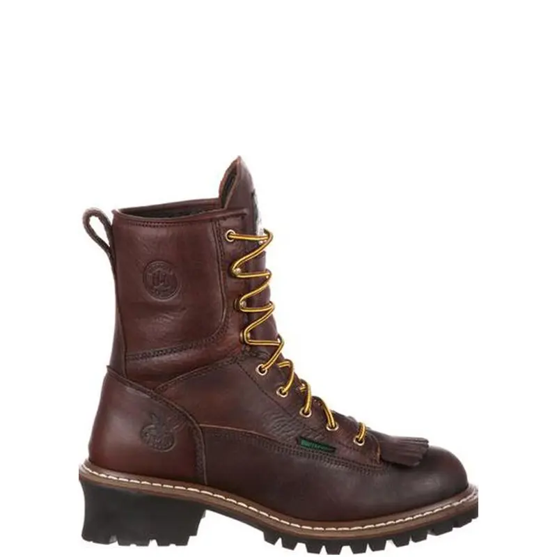 Georgia Boot Men's 8" Waterproof Soft Toe Logger Boot 1
