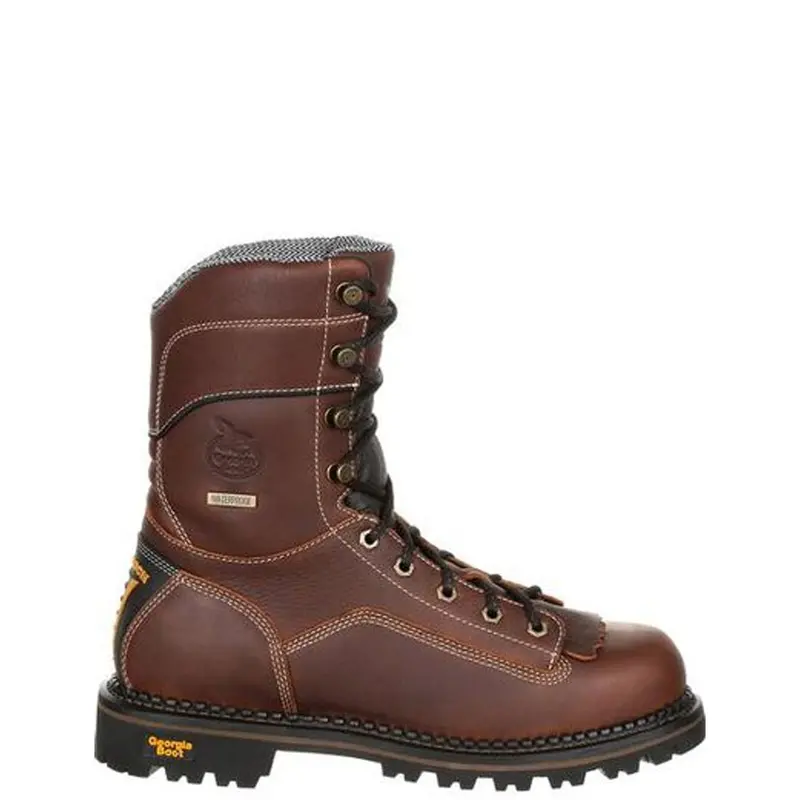Georgia Boot Men's Amp Lt 9" Waterproof Eh Comp Toe Low Heel Logger Boot 1