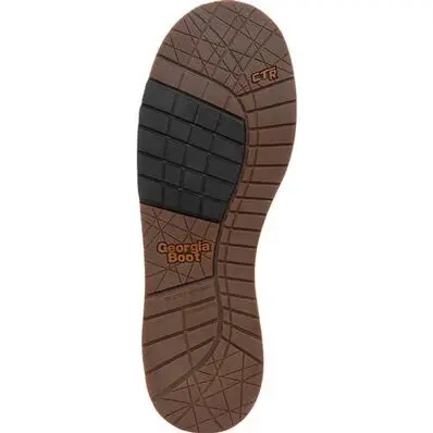 Georgia Boot Men's Amp Waterproof Eh 10" Wedge Sole Soft Toe Wellington Boot 3